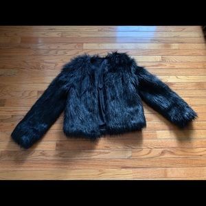Black Faux Fur